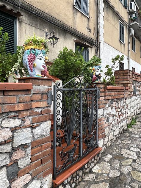 Sicile Taormina Portail D Entr E D Une R Sidenc Flickr