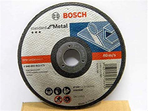 Round Bosch Cutting Wheel Size Dimension 105 X 1 2 X 16 Mm Rs 140