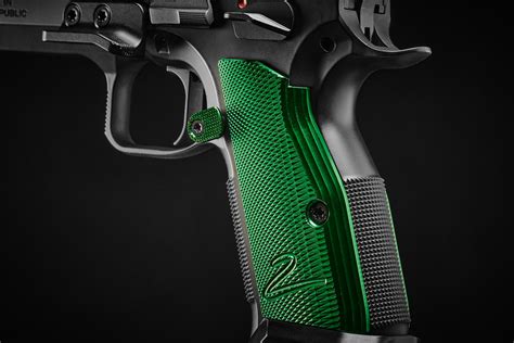 Pistolet Semi Automatique CZ 75 Tactical Sport 2 Racing Green Cal 9x19