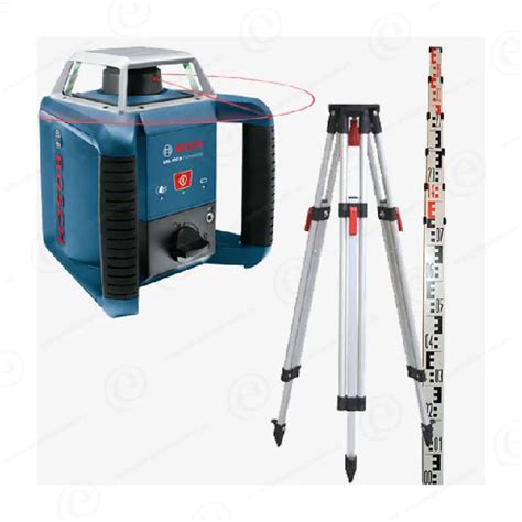 Niveau Laser Rotatif Horizontal Bosch Grl H En Pack Complet Trepied