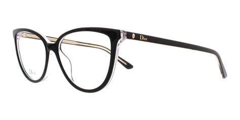 Dior Eyeglasses Montaigne 33 0tkx Black Crystal 52mm 827886008001 Ebay