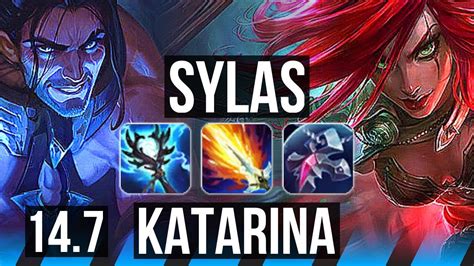 Sylas Vs Katarina Mid 73 Winrate 10 Solo Kills Tr Diamond 14