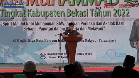 Pemkab PJ BUPATI BEKASI HADIRI PERINGATAN MAULID NABI MUHAMMAD SAW