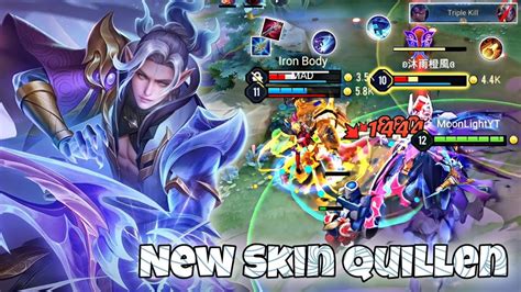 Quillen New Skin Sacred Prince Jungle Pro Gameplay Arena Of Valor