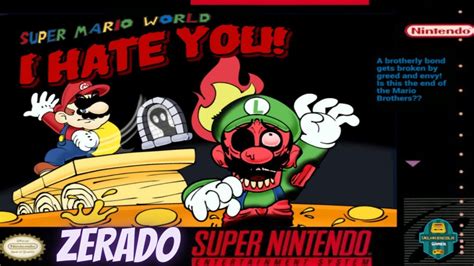 Super Mario World I Hate You Snes Gameplay At Zerar Youtube