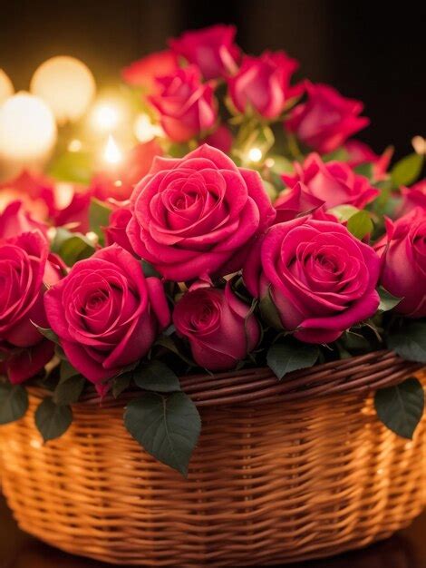 Premium Photo | Valentines bouquet of Red roses