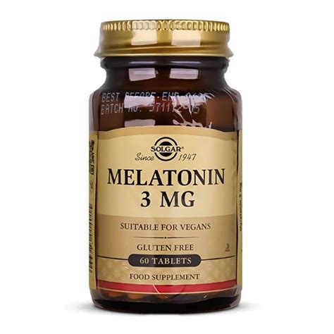 Solgar Melatonin 3 mg 60 Tablet | Markafarma