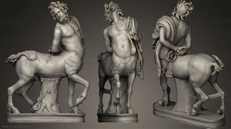 Statues Antique And Historical Centaur Old STKA 0152 3D Stl Model