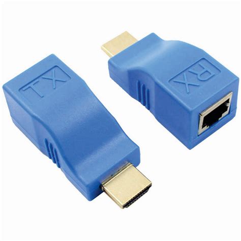 Extensor Hdmi K D Metros Cabo De Rede Rj Cat E Top Ip