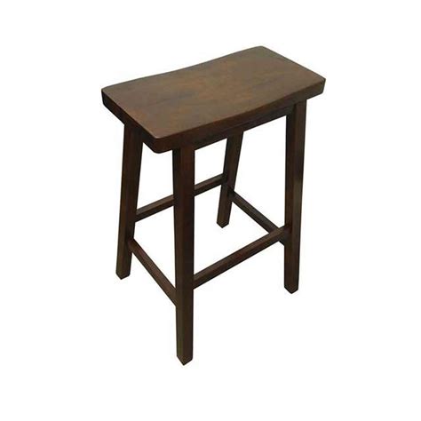 Zen Timber Bar Stool 680mm Kitchen Height Walnut