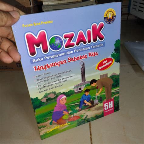 Jual MOZAIK Buku Pengayaan Dan Penilaian Tematik 5H SD MI KELAS 5 K13