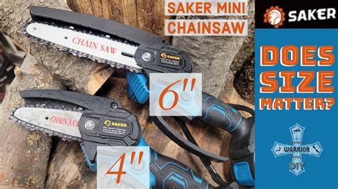 Saker Mini Chainsaw 4 VS 6 YouTube