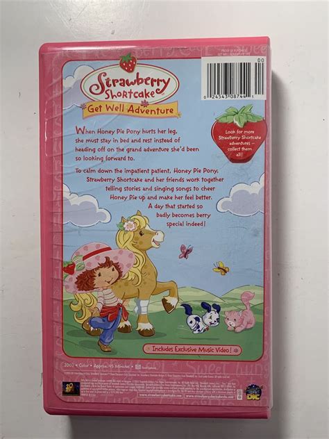 Strawberry Shortcake Get Well Adventure Vhs 2003 24543087441 Ebay