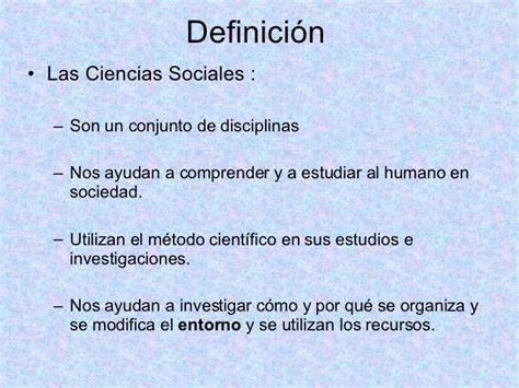 Que Es Ciencias Sociales Definicion Descargar Pdf