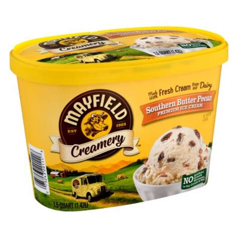 Mayfield Creamery® Southern Butter Pecan Ice Cream Tub 1 5 Qt Kroger