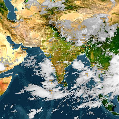 INSAT Weather: Latest Satellite Images And Maps Of India