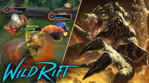 WILD RIFT RENEKTON GAMEPLAY NEW CHAMPION Build Runes YouTube