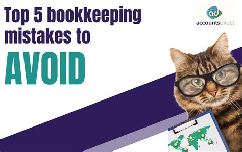 Top 5 Bookkeeping Mistakes To Avoid For Your Small Business Accounts