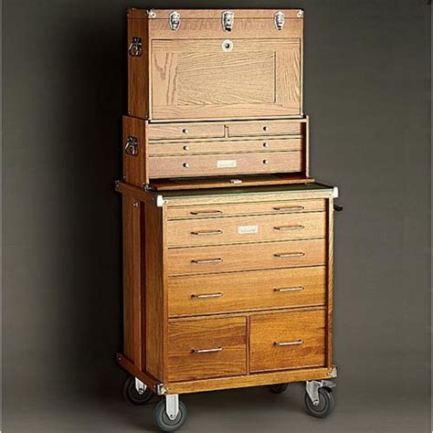 Gerstner Rolling Cabinet Gerstner Tool Chest Storage Cabinet On Casters Wood Tool Box Wood