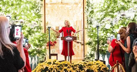 Jill Biden S White House Christmas Decorations Slammed