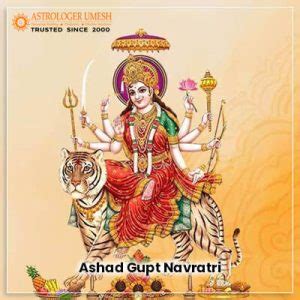 Ashadha Gupt Navratri The Day Of Worshipping Mata Durga