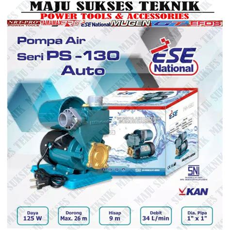 Jual Pompa Air ESE National Otomatis PS 130 Auto Pompa Air PS 130