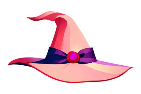 Pink Witch Hat Svg Cut File By Creative Fabrica Crafts · Creative Fabrica