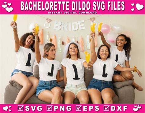 Penis Dildo Svg Bundle Bachelorette Wedding Digital Cut File For