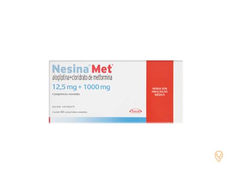 Nesina Met 12 5 X 1000 - Bula do Nesina Met 12,5 1000mg Com 60 Comprimidos | CliniGuia