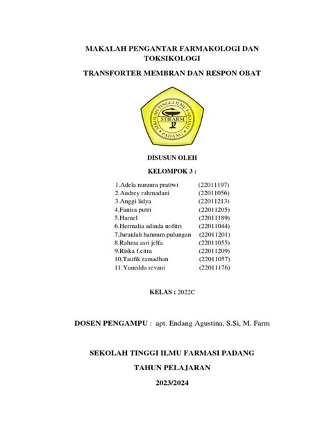 Makalah Pengantar Farmakologi Dan Toksikologi Pdf