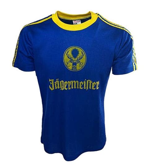 Adidas Eintracht Braunschweig Trikot 1980 Jägermeister Away Hellblau