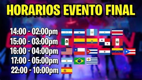 Todos Los Horarios Del Evento Final De La Temporada Capitulo De