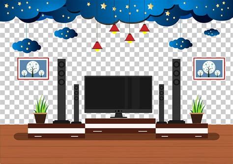 Living Room Background Clipart | Baci Living Room