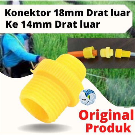 Jual Konektor Mm Drat Luar Ke Mm Drat Luar Konektor Sambungan Drat