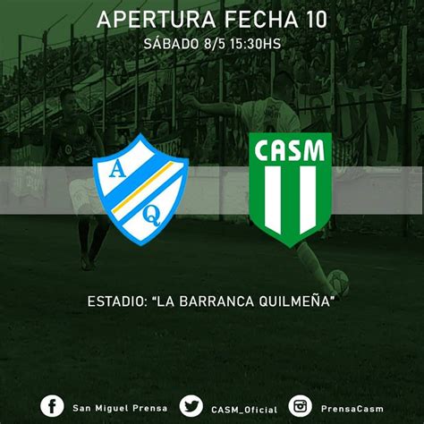 Ver En Vivo Argentino De Quilmes Vs San Miguel Por La Primera B