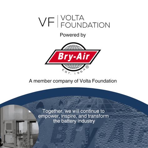 Bry-Air (North America) Joins the Volta Foundation | Bry-Air, Inc.