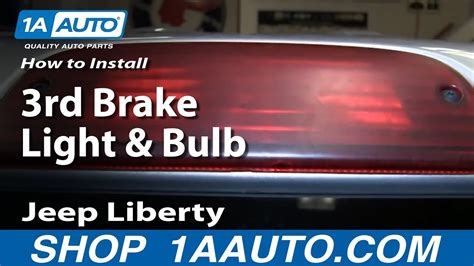 How To Install Change 3rd Brake Light And Bulb 2002 06 Jeep Liberty