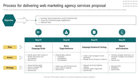 Process For Delivering Web Marketing Agency Services Proposal Ppt