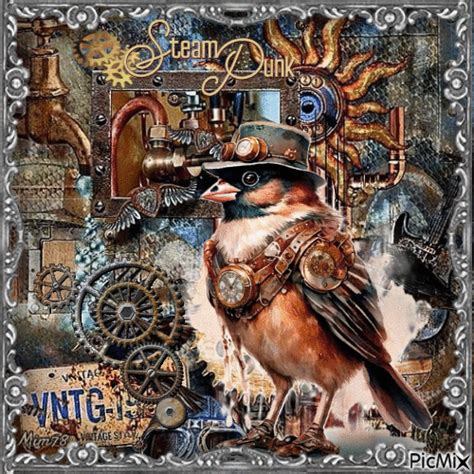 Oiseau Fantaisie Steampunk Anim Gratuit Picmix