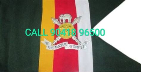 Polyester Madras Regiment flag, Size : 6x4Ft at Rs 1,500 / Piece in ...