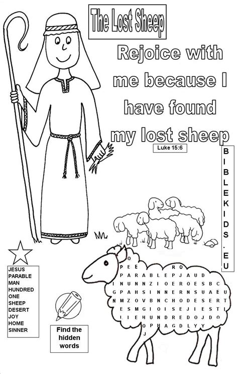 Parable Of The Sheep And The Goats Coloring Page Free Printable | Porn ...