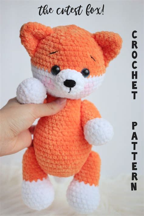 Fargo Le Renard The Fox Amigurumi Crochet Patron Pattern Nez