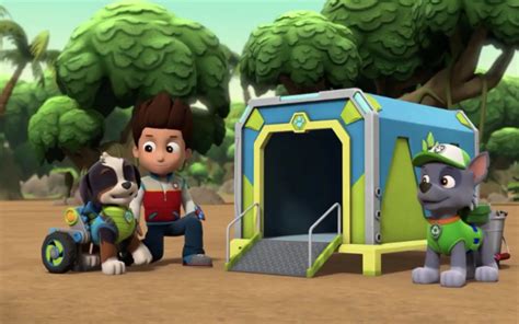 Rocky Gallery Dino Rescue Pups Save A Hum Dino PAW Patrol Wiki