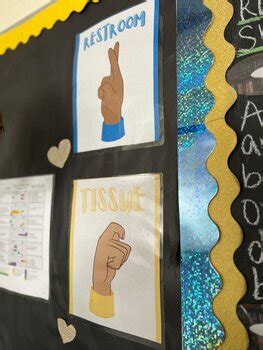 ASL Classroom Support Posters by Angel Staton | TPT