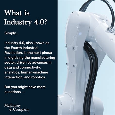 McKinsey Company On Twitter Industry 4 0 Means New Technology