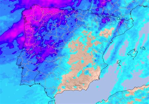 La Aemet Avisa Del Paso De Un Frente Atl Ntico Por Espa A Lluvias