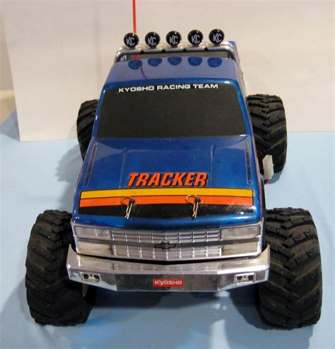 Vintage Kyosho Tracker Rc Electric 2wd Monster Truck 110 Scale No