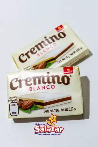 Cremino Avellana Blanco Chocolate Sabor Avellana 24pz 432g Meses Sin