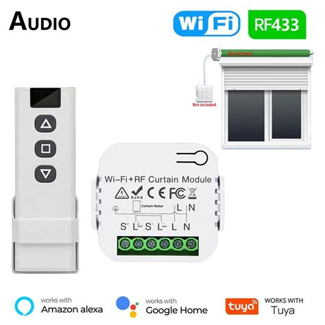 Interruptor Inteligente Para Persianas Enrollables Controlador Con Wifi