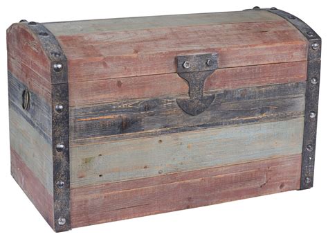 Large Wooden Storage Trunk - Farmhouse - Decorative Trunks - by ...